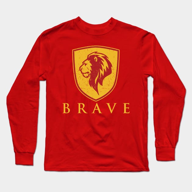 BRAVE Long Sleeve T-Shirt by janlangpoako